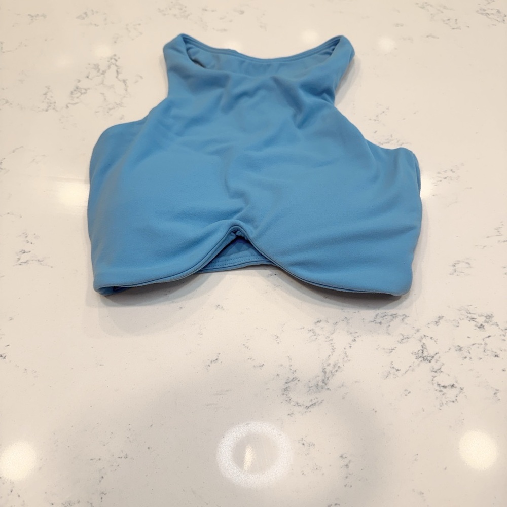 BuffBunny Curve Blue Sports Bra